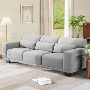Amada 3 Seater Sofa Couch for Living Room,89" Modern Couch with Deep Seats &Wide Armrests,Comfy Sofa with Supportive Futon